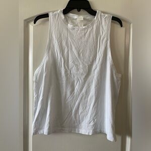 H&M Basics White Sleeveless Shirt - Size M - NWOT